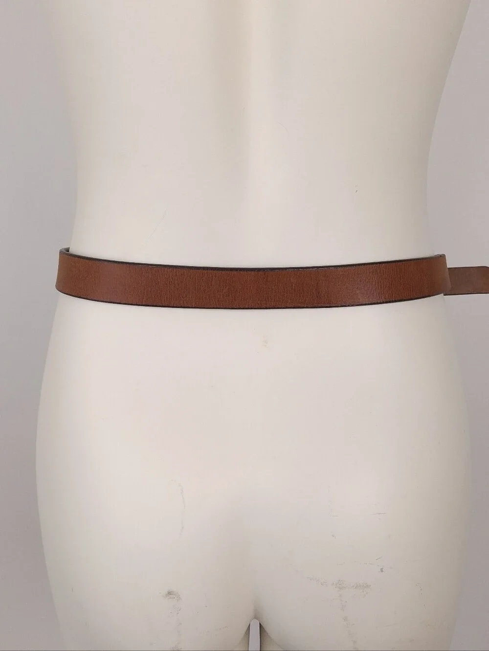 Free People We The Free Parker Leather Belt Cognac boho artsy geometric brown